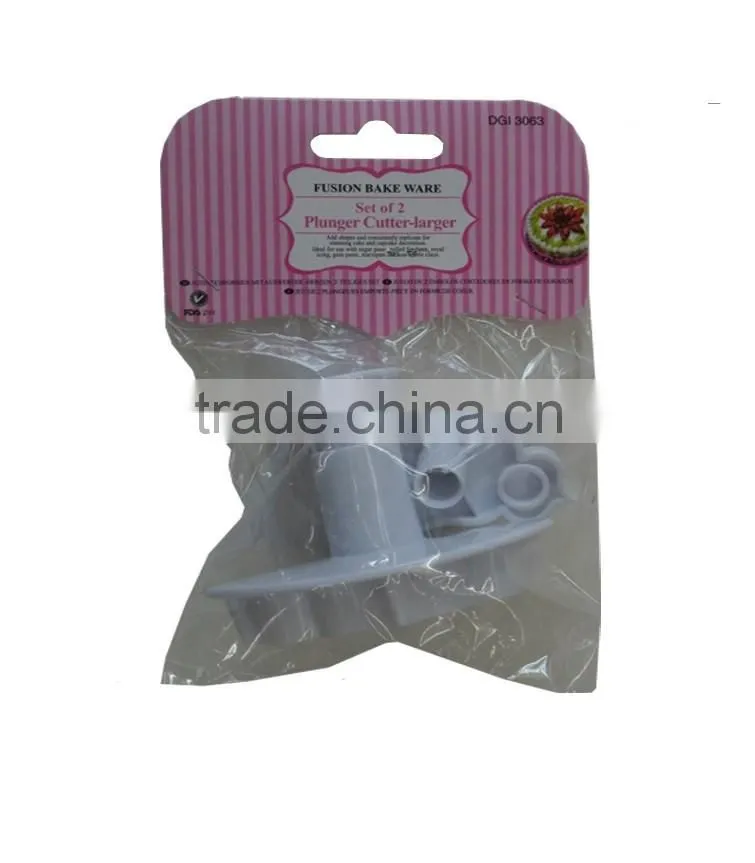 Creative fondant cake decorating tools plunger cookie cutter