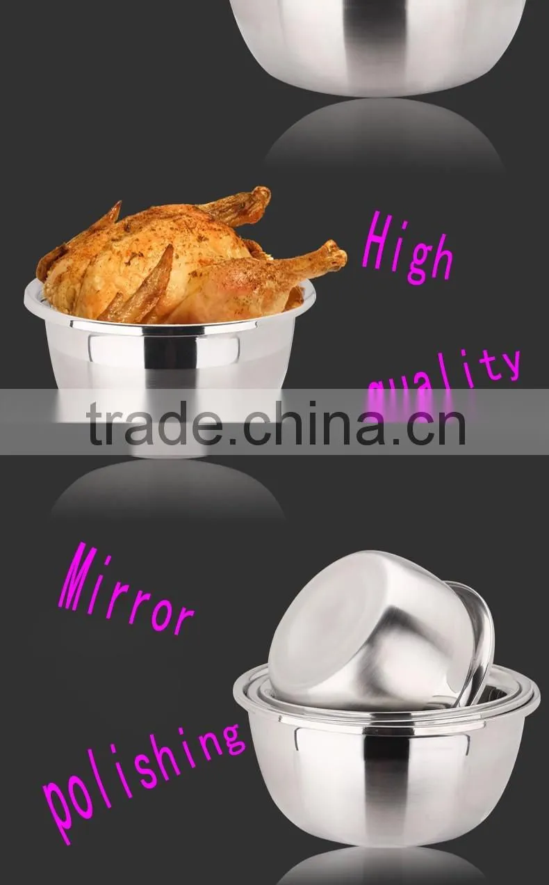 big fruit basin/ stainless steel vegetable container/ kitchen accessories