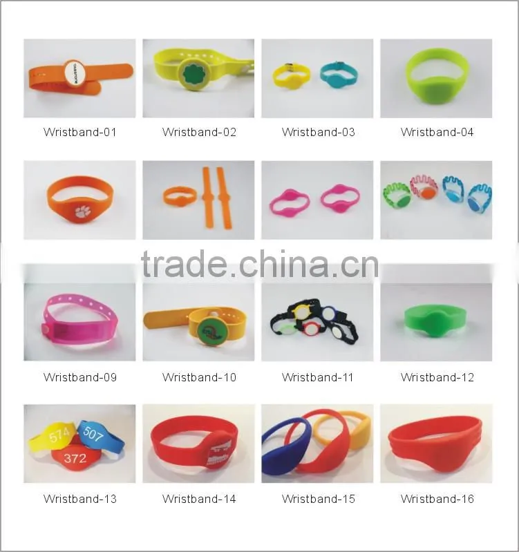 MDW204 Custom Design One Time Use Disposable NFC Woven RFID Wristband for Event