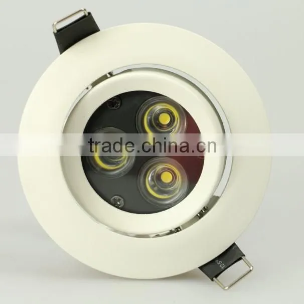 High Power 3W Recessed LED Downlight 90mm