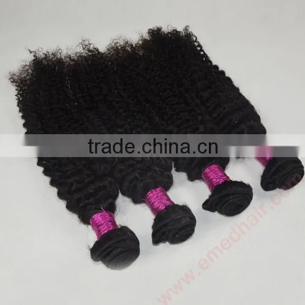 WJ013 18 inch human hair cheap brazilian loose deep wave hair weave