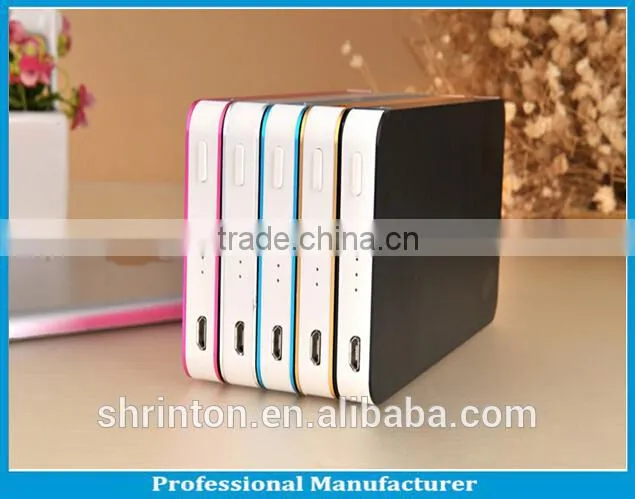 Ultra thin External Power Bank Backup Battery Charger 6000mah