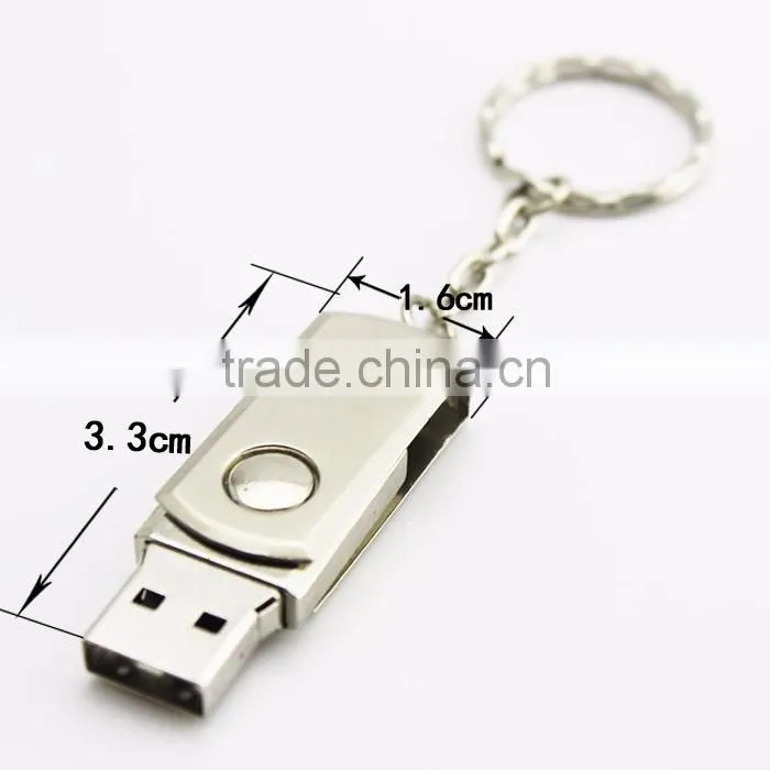 Top sale swiveling usb flash drive for laptop/computer