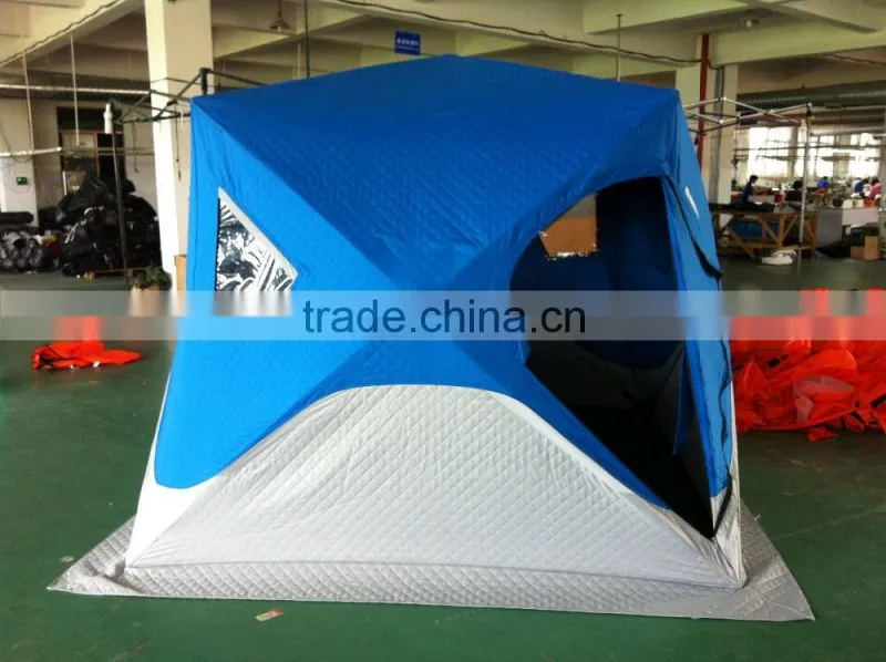 Factory sale high quality 3-4 person ice fishing tent