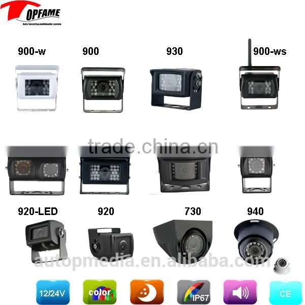 RV-7011V 7 Inch reversing camera system with night vision camera& 7" digital LCD monitor
