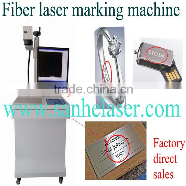 shenzhen guangdong 201510W/20W/30W Fiber laser marking machineHot selling 3d fiber laser marking machine