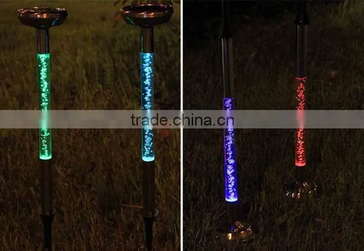 Stainless steel solar acrylic garden led light