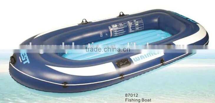 Inflatable fishing boats, army green printing rowing fishing boat