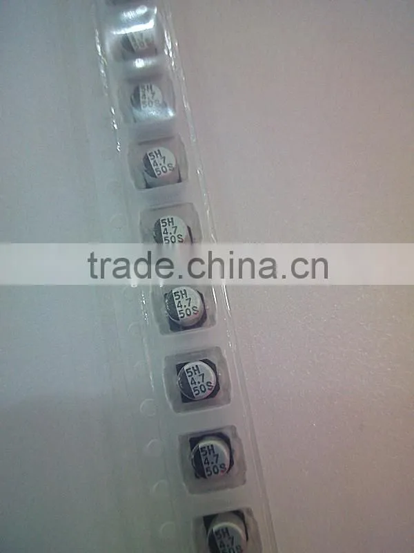 SMD Aluminum electrolytic Capacitors 4.7UF 50V 4*5