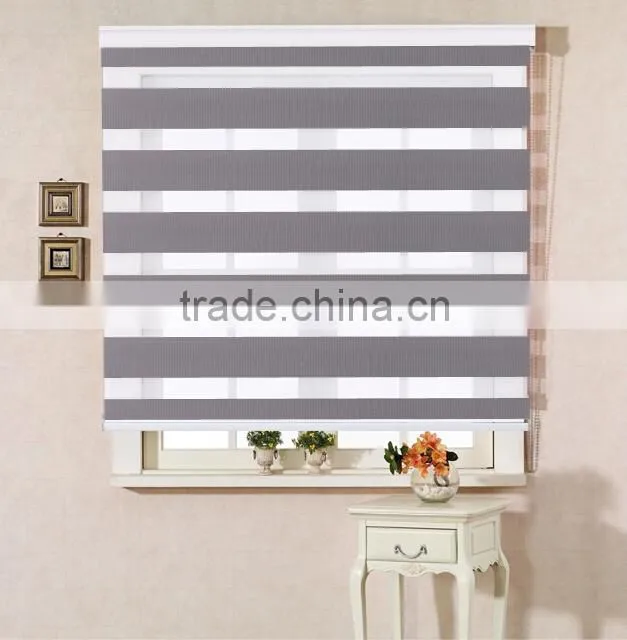 100%ployester fabric Blackout zebra roller blinds for window curtain