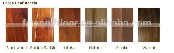 rustic bronze solid big leaf acacia wooden flooring