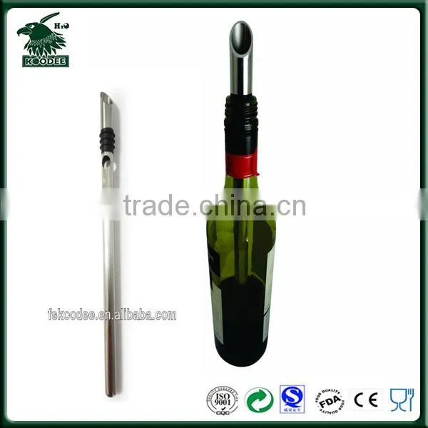 2016 New 3 in 1 Stainless Steel Wine Bottle Cooler Stick with BPEA free