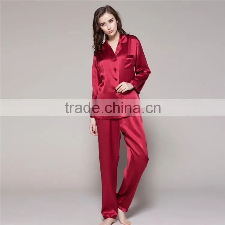 Wholesale New Style Women 100% Silk Sleepwear