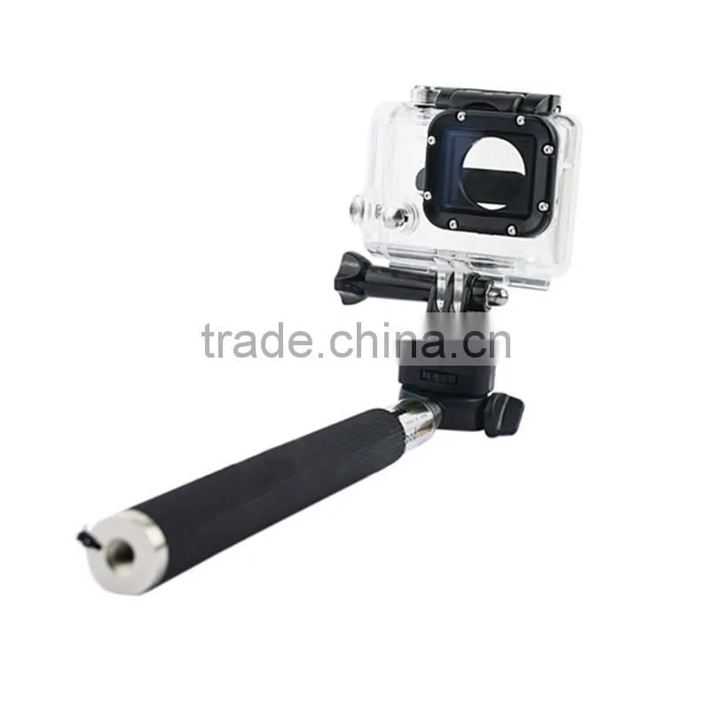 GP55 Camera Accessories Camera Self Stick Monopod for Handheld Extendable Pole Monopod with Adapter Mount