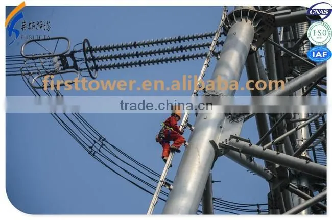 Professional manufacturer 400 kv transmission tower