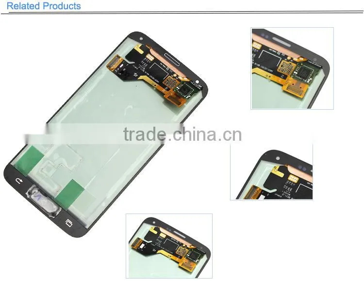 Alibaba Supplier mobile phone spare parts for galaxy s5 lcd screen,lcd for samsung s5 original