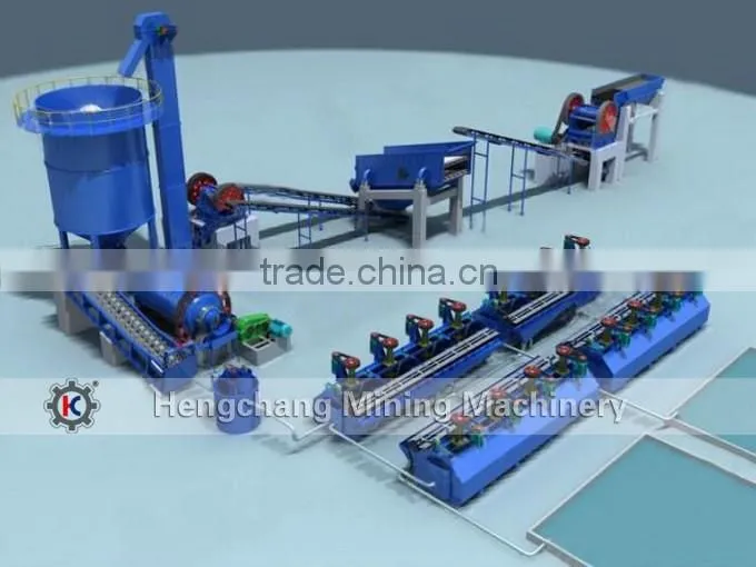 Galena lead ore flotation machine Flow Chart
