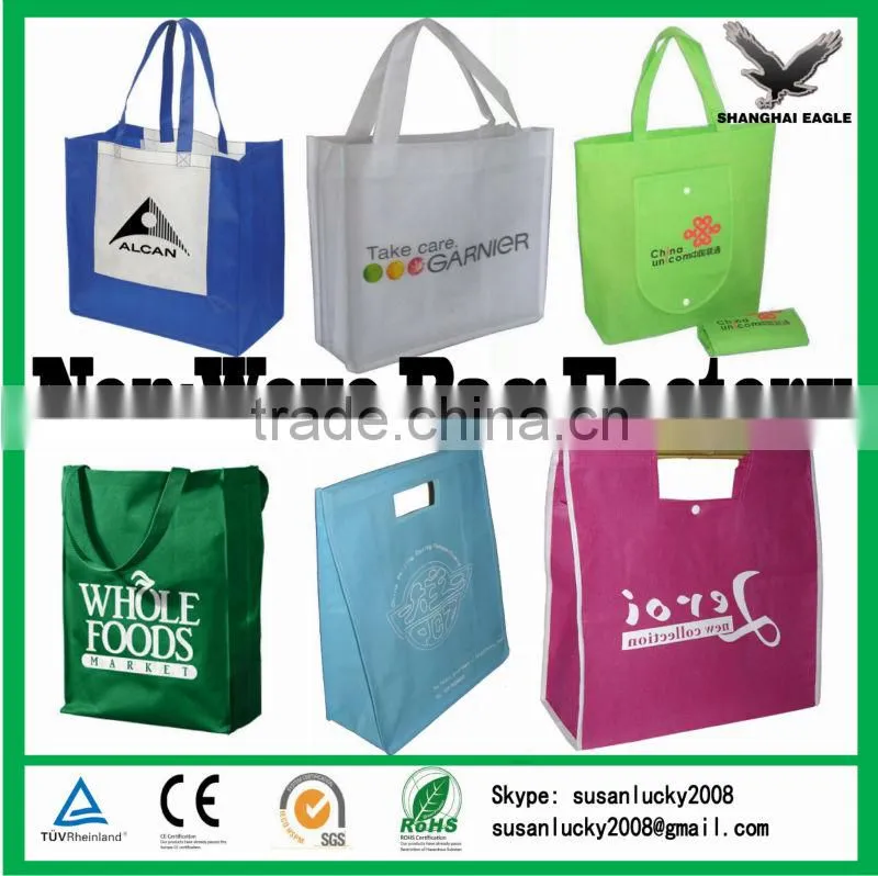 Low Price High Quality Logo Printed Non Woven Tote Bag