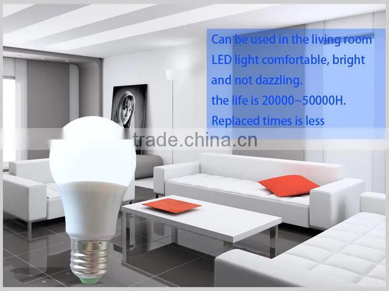 8W 10W 12W E27 LED bulb lamp High Quality Pure aluminum led lamp led E27 A19 bulb light