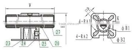 supply stainless steel 2pc flanged ball valve with diret mounting pad (DIN) with mounting pad manufacturer in China