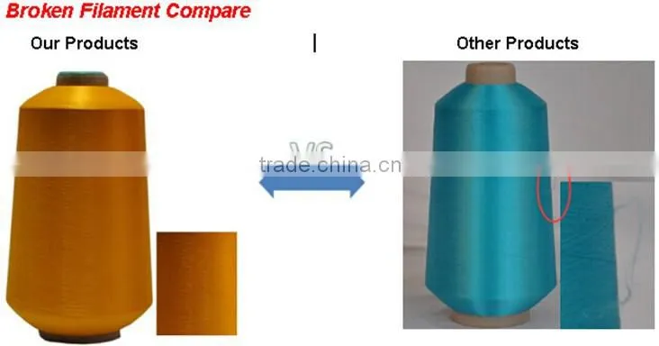 100D Polyester Draw Textured Yarn DTY NIM