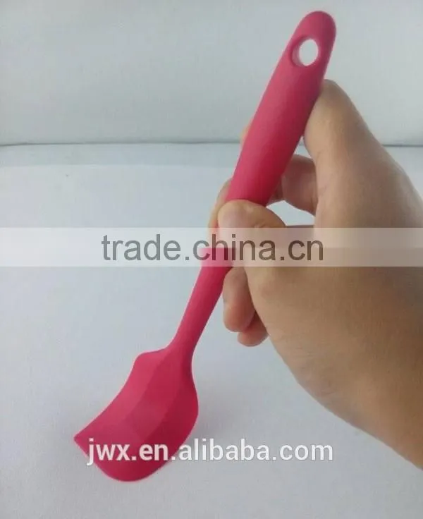 Silicone cooking spatula for flour mixing and smearing non-stick