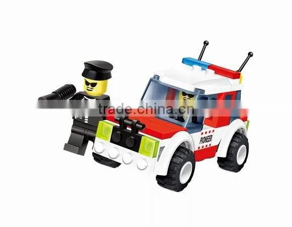 Puzzle game Kids ehighten Fire fighting building blocks toys