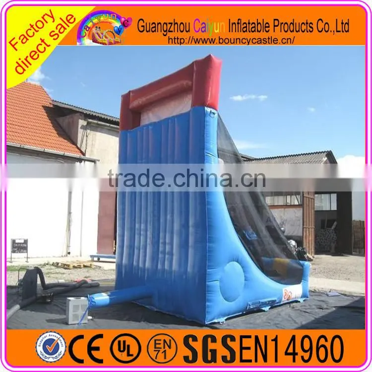 Custom made inflatable basketball shooting game