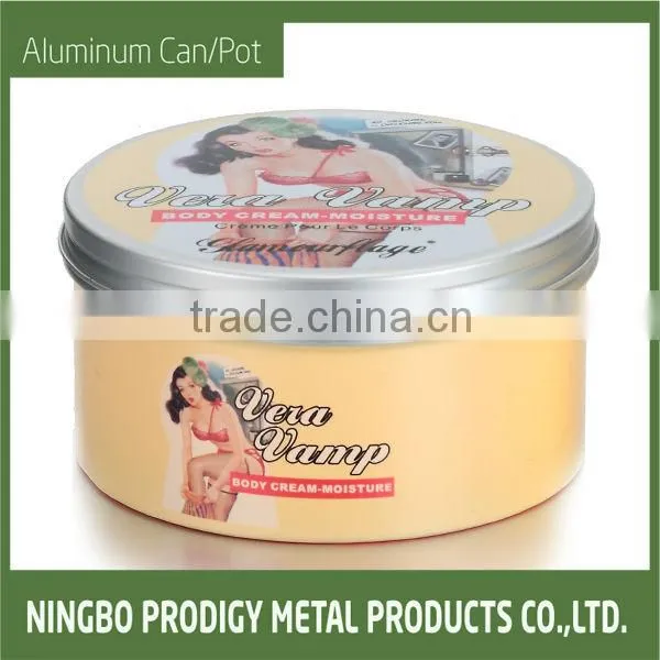 Aluminum Color JAR cosmetic packaging