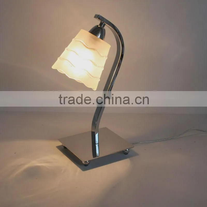 2013 simple fashion galss table lamp for house / reading lamp