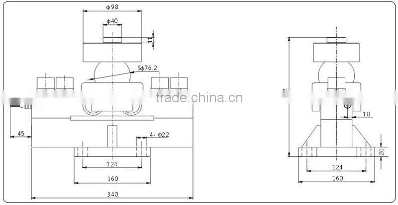 high temperature QSA load cell (QSA)(40t~50t)