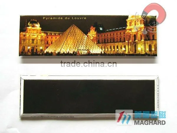 Iron Fridge Magnet/Tourist souvenir magnet France pyramide du loure