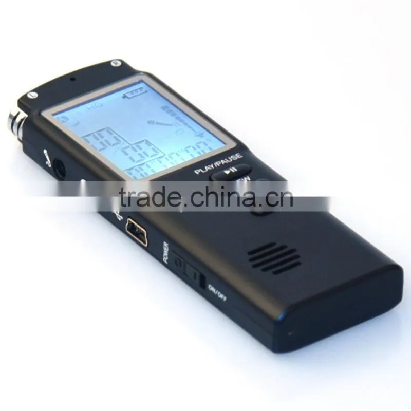 Dot Matrix LCM Screen Portable 8GB Digital Voice Recorder Model Q12
