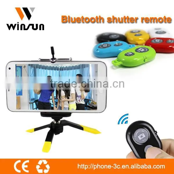 Lovely hot sale bluetooth shutter, bluetooth shutter for mobile phone, selfie monopod
