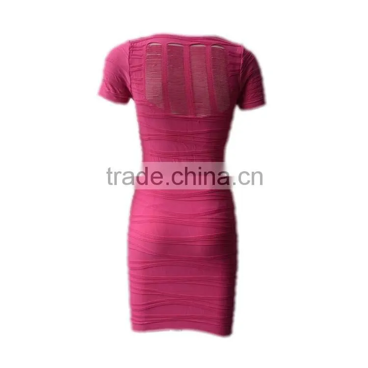 Sexy Women Formal and Casual Mesh Short Sleeve Long Dresses