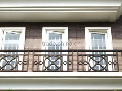2014 Top-selling modern metal balcony railing