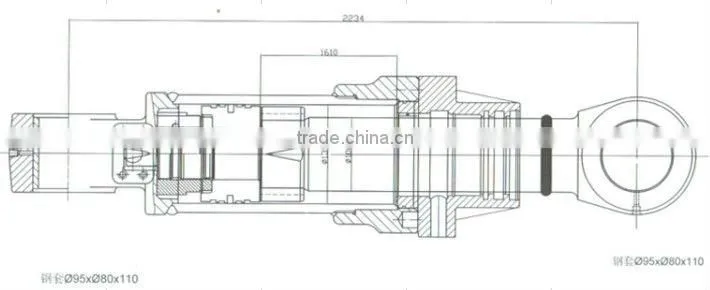 Sell R35Z-7A boom Cylinder arm cylinder 31MH-50120 bucket cylinder