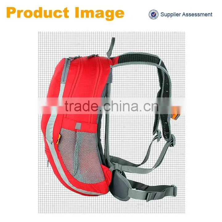 2016 new product outdoor polyester backpack,fashion colorful camping backpack bulk suitable for man and women