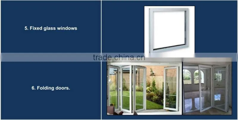 America profile PVC double hung window, vertical sliding window