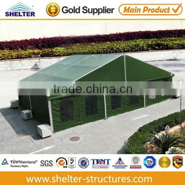 all weather PVC fabric structure aircraft tents for UN army for sale