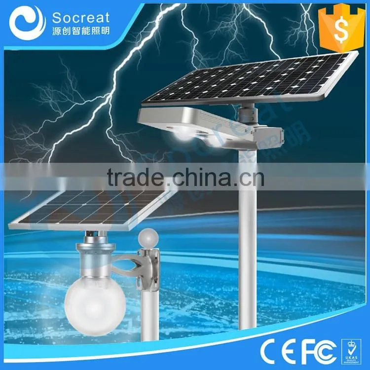 CE,RoHS Certification and Aluminum Alloy Lamp Body Material trade assurance solar led street lights with 50w 65w solar panel