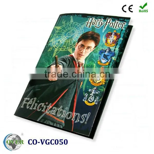 christmas music greeting card for gift