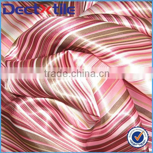 Digital printed fabrics in satin fabric printed for dress