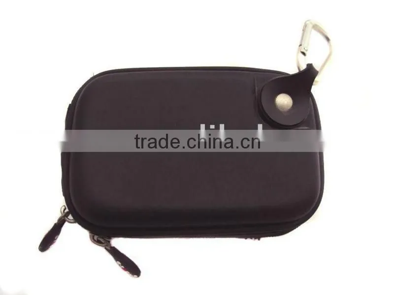 leather pouch for camera with buckle