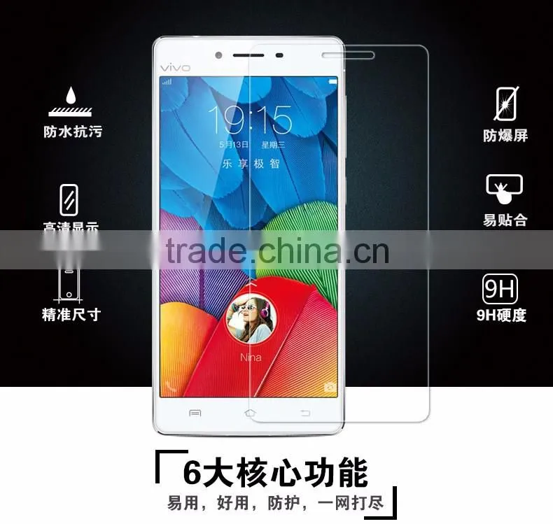 Anti Bluelight Colored 9H Tempered Glass Full Cover Screen Protector For Vivo X5L