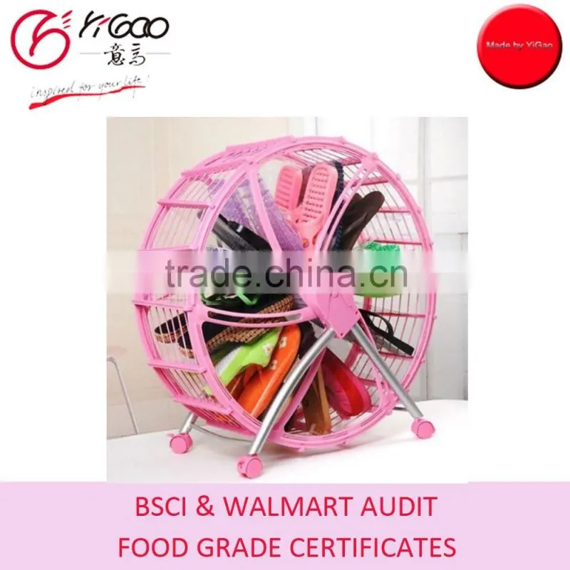 ABS+ALUMINUM Ferris Wheel Designed Shoe Rack,can keep 20-30 pair shoes