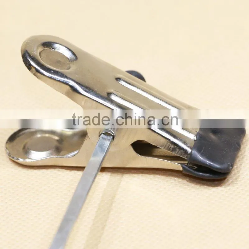 Wholesale trousers rack metal pant hanger with clips