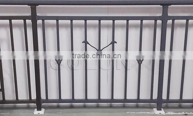 Wrought iron morden indoor balcony railing