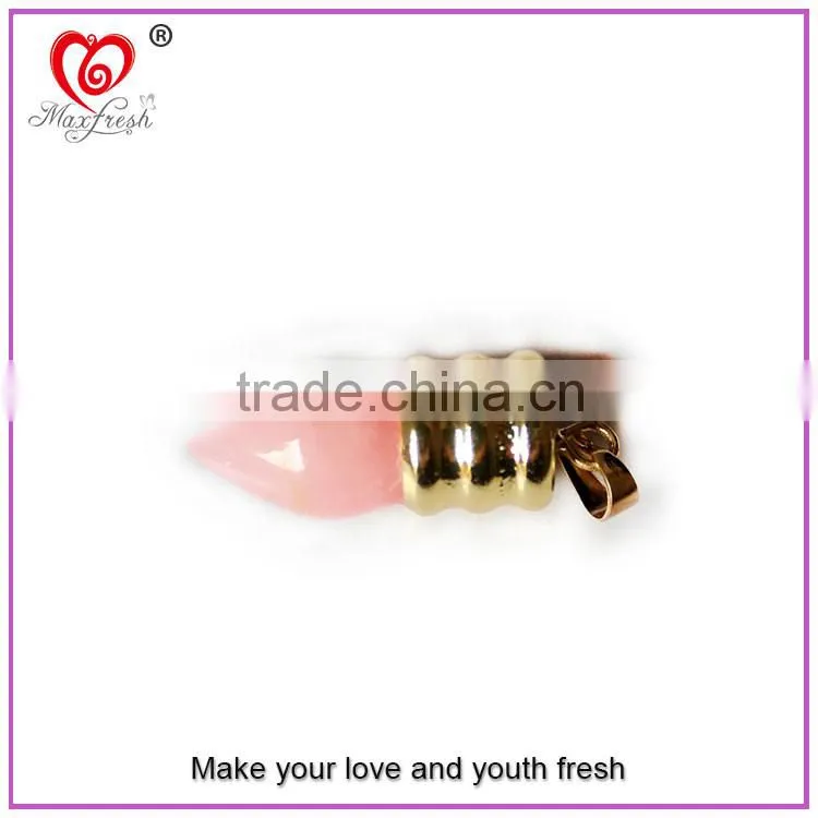 American Popular Druzy Stone Quartz Point Quartz Gold Plated Crystal Quartz Point Pendant,Quartz Crystal Pendant New Necklace