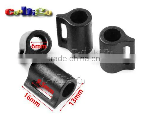 3/8"Plastic Cup Shaped Slider Sliding Cord Lock Stopper For Backpack Straps #FLS116